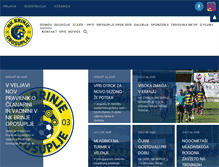 Tablet Screenshot of nogometniklub-brinje.si
